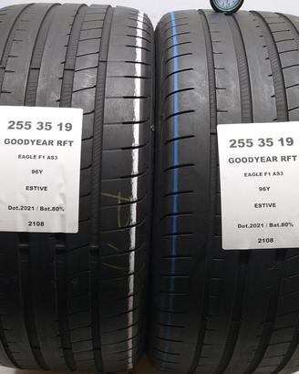 2 GOMME 255 35 19 GOODYEAR RFT A2108