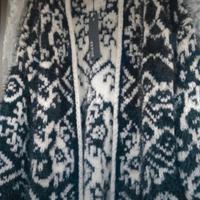 Cardigan bianco nero