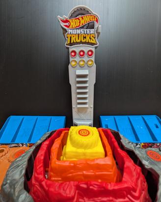 Pista Hot Wheels Monster Truck Vuloan Arena