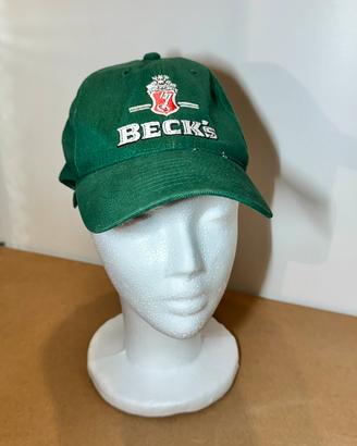 Cappello Beck's Vintage Anni '90 Verde