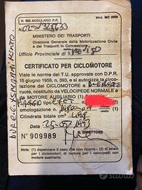 Documentazione piaggio ciao