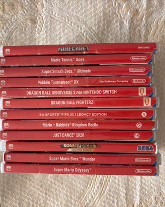 Giochi nintendo switch (Mario wonder, Odyssey…)