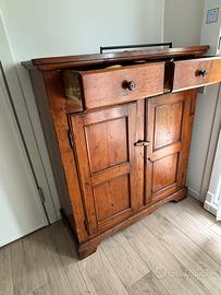 Credenza  Vintage in Legno Massello di Noce