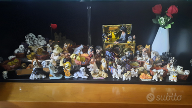 50 statuine cani, uno diverso dall'altro,