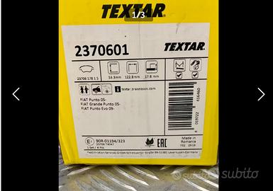 TEXTAR 2370601 Pastiglia Freno Mito Punto Evo 10 F