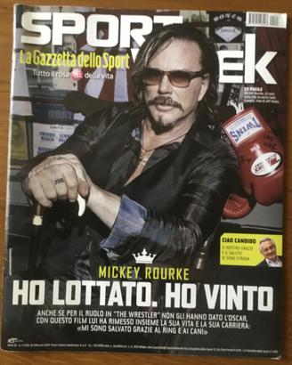Sportweek 28/2/09 Mickey Rourke