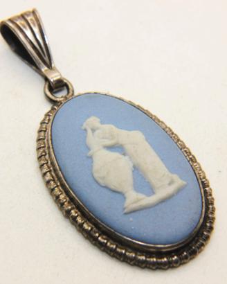 Wedgwood splendido ciondolo argento neoclassico