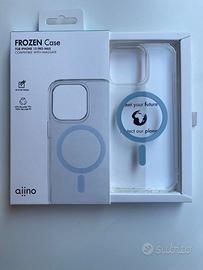 Cover iPhone 15 Pro Max trasparente con Magsafe