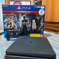 PlayStation 4 Slim 1TB + Controller Originale