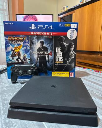PlayStation 4 Slim 1TB + Controller Originale