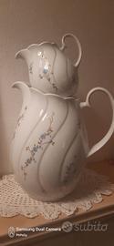Teiera e bricco latte porcellana Bavaria