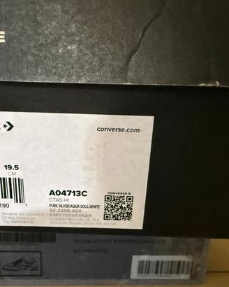 Sneakers converse taglia 32 bambina