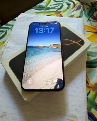 Iphone 16 pro max desert titanium 256 gb usato