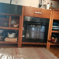 Cucina design in teak