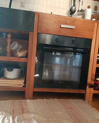 Cucina design in teak