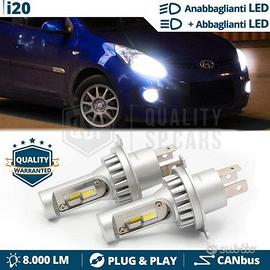 Lampade LED H4 Per HYUNDAI i20 Luci 6500K 8000LM