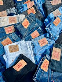Levis stock jeans box al kg per rivendita