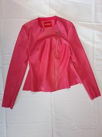 Giacca Guess in ecopelle fucsia/rosa - Tg. 36 (S)