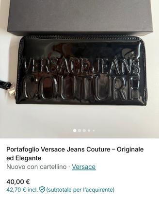 Portafogli versace