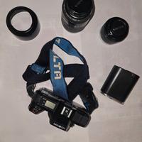 MACCHINA FOTOGRAFICA MINOLTA AF 5000 + accessori