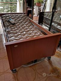 LETTO ELETTRICO CON MATERASSO ANTIDECUBITO NUOVO 