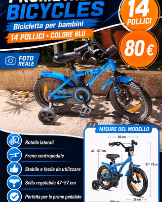 PROMETHEUS BICICLETTA 14 POLLICI