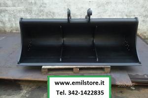 Benna pulizia fossi 1 metro perno 30 mm