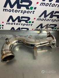 Downpipe Skat garret 1446 70 mm race con doppia s