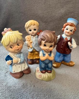 4 statuine vintage Capodimonte