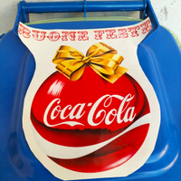 Grande Adesivo Pubblicitario Coca Cola Buone Feste