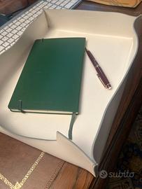 Vaschetta portafogli A4 in vera pelle Pineider