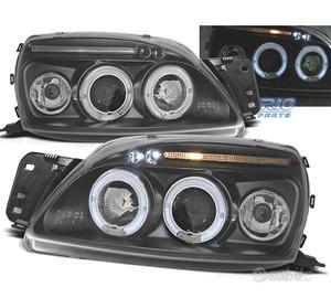 FARI FORD FIESTA 99-02 ANGEL EYES SFONDO NERO