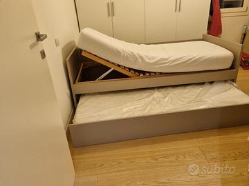 Letto singolo + letto estraibile 