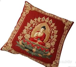 COPPIA FEDERE STILE TIBETANO STAMPA DOPPIA THANGKA