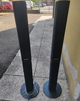 coppia casse altoparlanti a torre panasonic