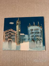 Quadro acquerello Luigi Rosati