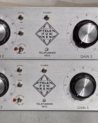 Telefunken V672 - Preamplificatore microfonico 4ch