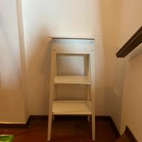 Mobiletto porta computer IKEA bianco – salvaspazio