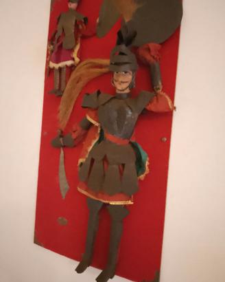 Coppia Pupi Siciliani Originali da Collezione