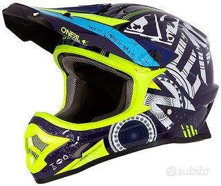 Casco Cross Enduro O'Neal 3-Series Blu taglia M