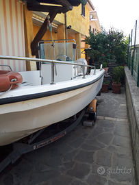 Barca motore yamaha 40/60 carrello