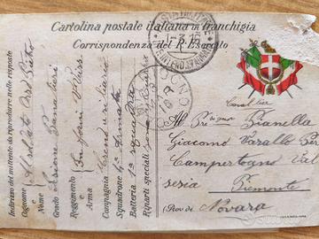 cartoline militari dal fronte 1916 IG. M.