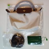 Borsetta Longchamp panna con tracolla nuova mai us