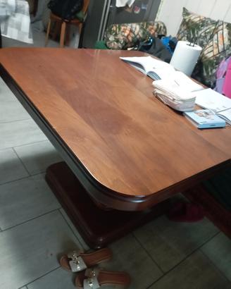tavolo quadrato allungabile legno massello 