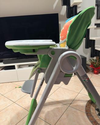 Seggiolone Chicco Polly 2Start Fantasia Pappagallo