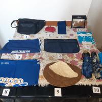 Marsupio, borsellino, cappello, ombrelli, etc...