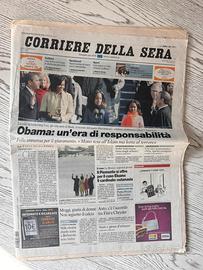 Corriere della sera 21 GENNAIO 2009