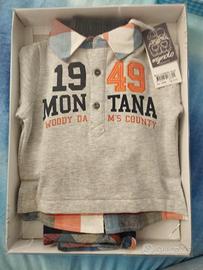 completo maglia e pantaloni bambino 12 mesi