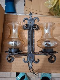 lampadari ferro battuto
