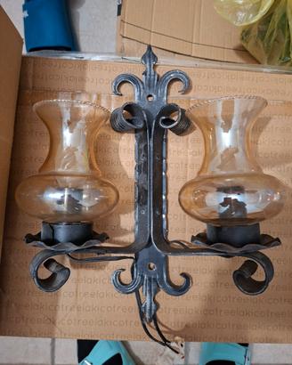 lampadari ferro battuto